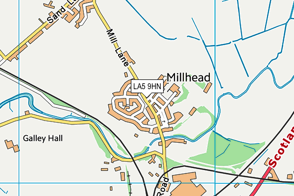 LA5 9HN map - OS VectorMap District (Ordnance Survey)