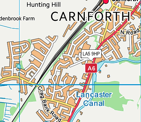 LA5 9HP map - OS VectorMap District (Ordnance Survey)