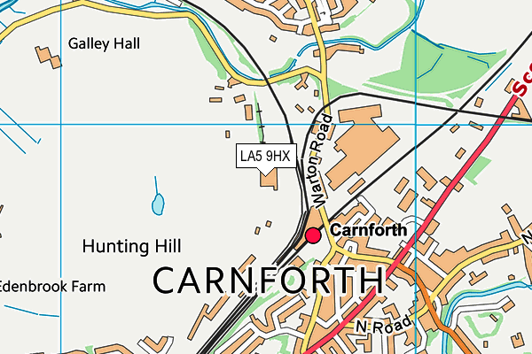 LA5 9HX map - OS VectorMap District (Ordnance Survey)