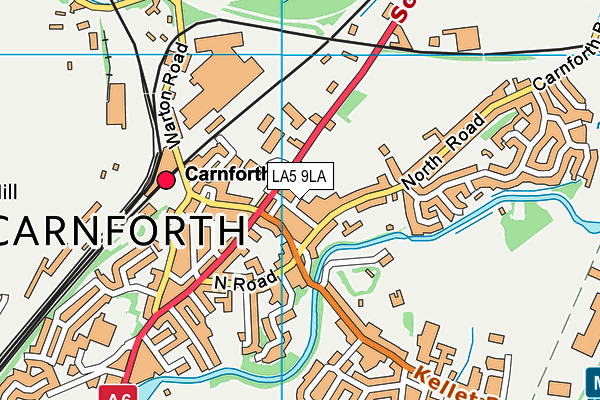 LA5 9LA map - OS VectorMap District (Ordnance Survey)