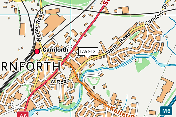 LA5 9LX map - OS VectorMap District (Ordnance Survey)