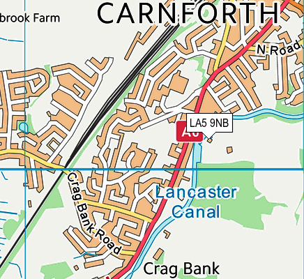 Quarry Park (Carnforth Rangers Fc) map (LA5 9NB) - OS VectorMap District (Ordnance Survey)