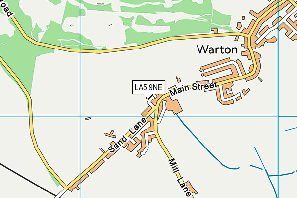 LA5 9NE map - OS VectorMap District (Ordnance Survey)