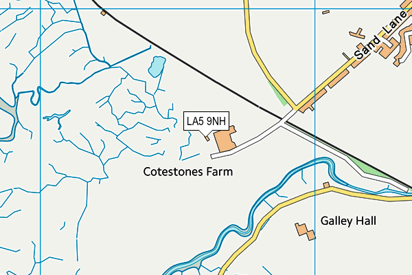 LA5 9NH map - OS VectorMap District (Ordnance Survey)