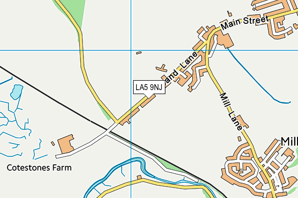 LA5 9NJ map - OS VectorMap District (Ordnance Survey)