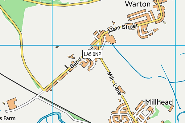 LA5 9NP map - OS VectorMap District (Ordnance Survey)