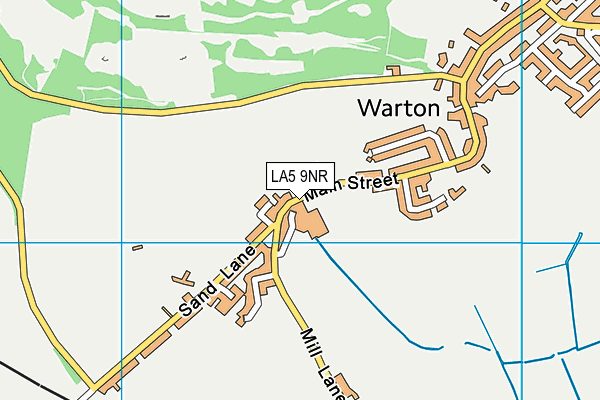 LA5 9NR map - OS VectorMap District (Ordnance Survey)