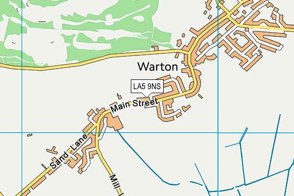 LA5 9NS map - OS VectorMap District (Ordnance Survey)