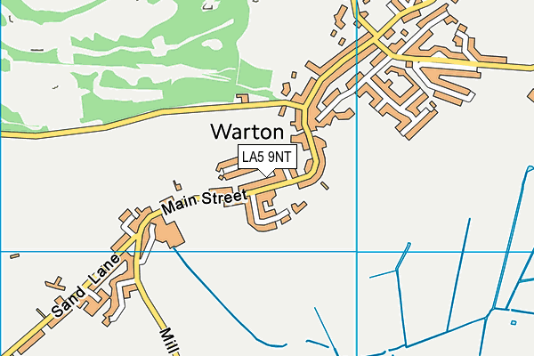 LA5 9NT map - OS VectorMap District (Ordnance Survey)