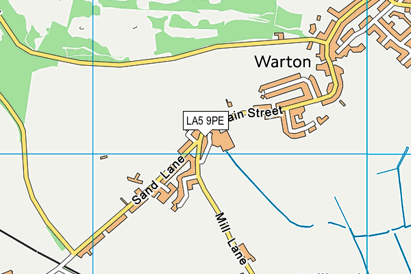 LA5 9PE map - OS VectorMap District (Ordnance Survey)