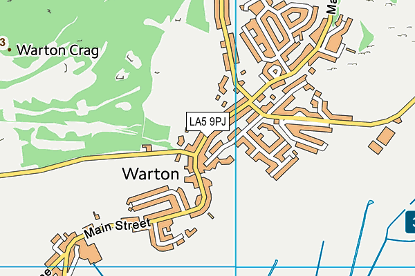 LA5 9PJ map - OS VectorMap District (Ordnance Survey)