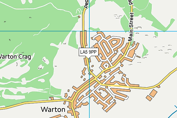 LA5 9PP map - OS VectorMap District (Ordnance Survey)