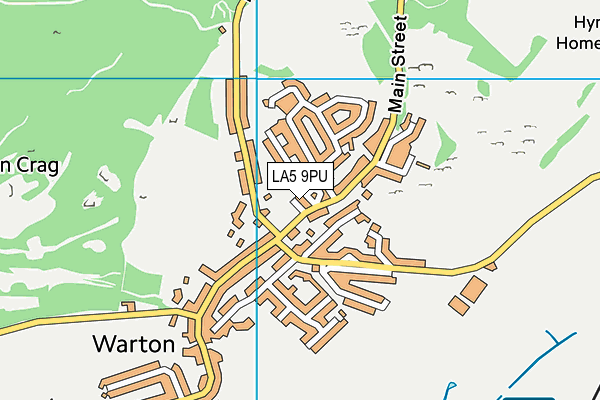 LA5 9PU map - OS VectorMap District (Ordnance Survey)