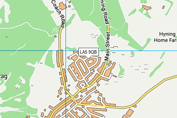 LA5 9QB map - OS VectorMap District (Ordnance Survey)