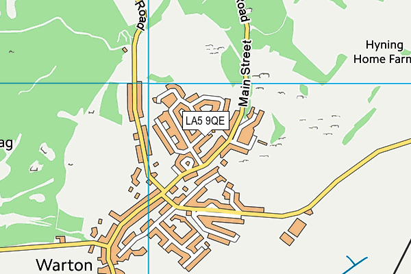 LA5 9QE map - OS VectorMap District (Ordnance Survey)