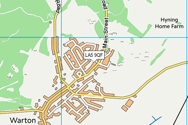 LA5 9QF map - OS VectorMap District (Ordnance Survey)
