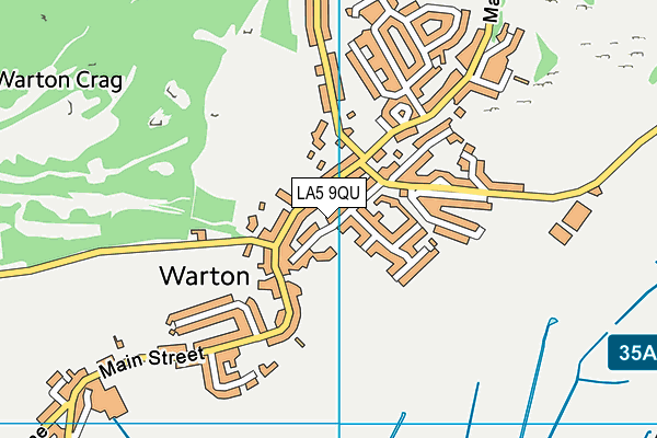 Archbishop Hutton's Primary School map (LA5 9QU) - OS VectorMap District (Ordnance Survey)