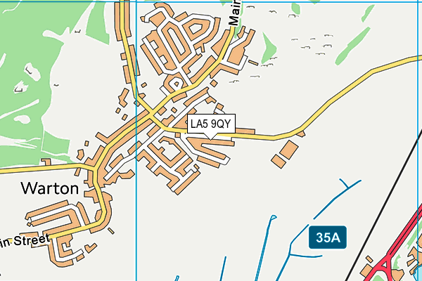 LA5 9QY map - OS VectorMap District (Ordnance Survey)