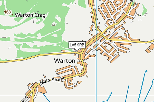 LA5 9RB map - OS VectorMap District (Ordnance Survey)