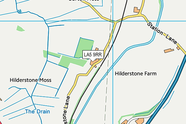 LA5 9RR map - OS VectorMap District (Ordnance Survey)