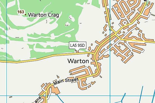 LA5 9SD map - OS VectorMap District (Ordnance Survey)