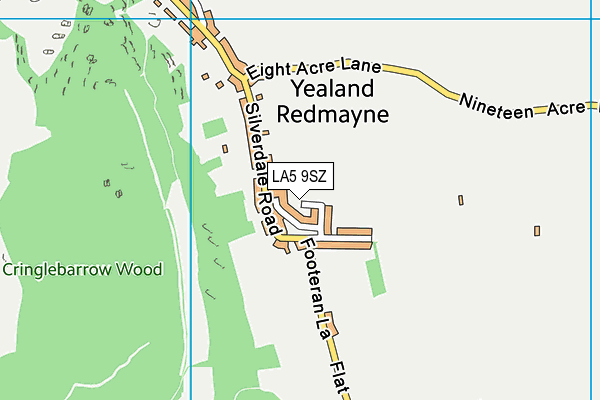 LA5 9SZ map - OS VectorMap District (Ordnance Survey)