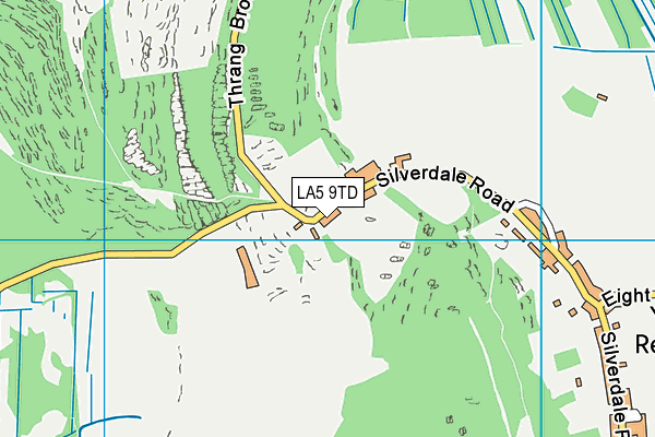 LA5 9TD map - OS VectorMap District (Ordnance Survey)