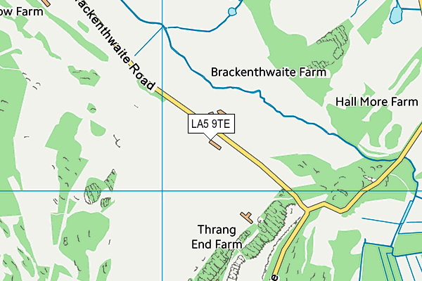 LA5 9TE map - OS VectorMap District (Ordnance Survey)