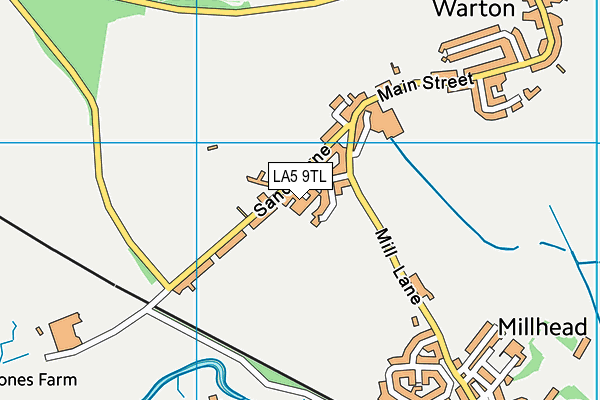 LA5 9TL map - OS VectorMap District (Ordnance Survey)