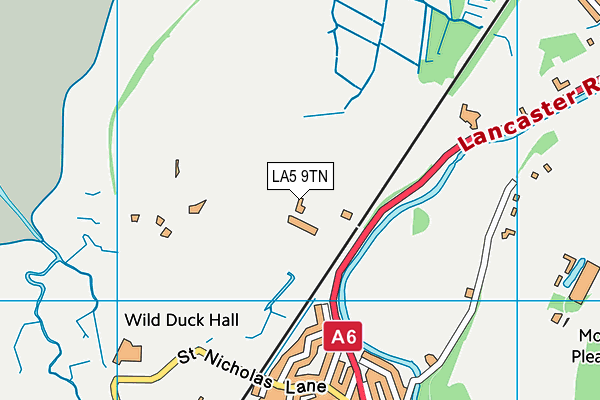 LA5 9TN map - OS VectorMap District (Ordnance Survey)