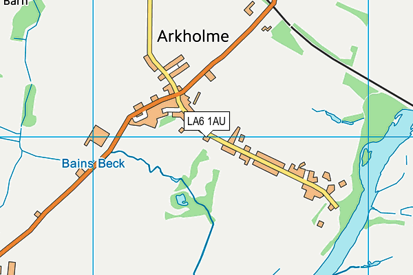 Arkholme Church of England Primary School map (LA6 1AU) - OS VectorMap District (Ordnance Survey)
