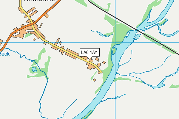 LA6 1AY map - OS VectorMap District (Ordnance Survey)