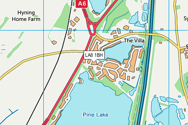 South Lakeland Leisure Village map (LA6 1BH) - OS VectorMap District (Ordnance Survey)