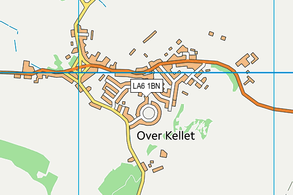 Over Kellet Wilson's Endowed Church of England Primary School map (LA6 1BN) - OS VectorMap District (Ordnance Survey)