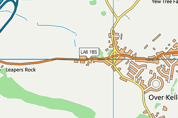 LA6 1BS map - OS VectorMap District (Ordnance Survey)
