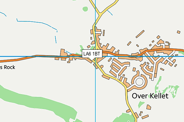 LA6 1BT map - OS VectorMap District (Ordnance Survey)
