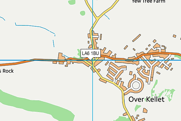 LA6 1BU map - OS VectorMap District (Ordnance Survey)