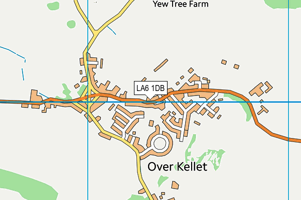 LA6 1DB map - OS VectorMap District (Ordnance Survey)