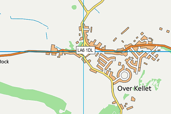 LA6 1DL map - OS VectorMap District (Ordnance Survey)