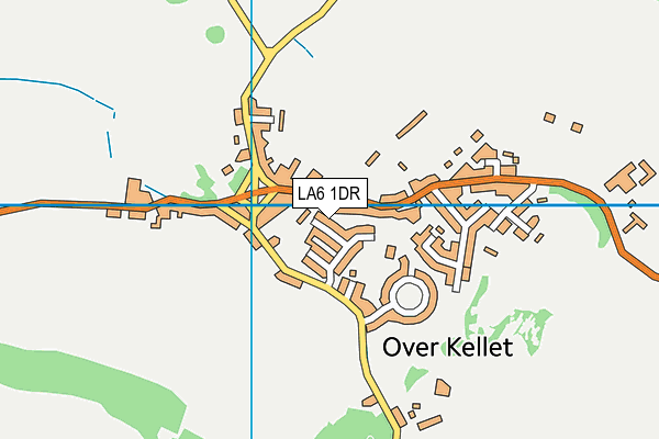 LA6 1DR map - OS VectorMap District (Ordnance Survey)