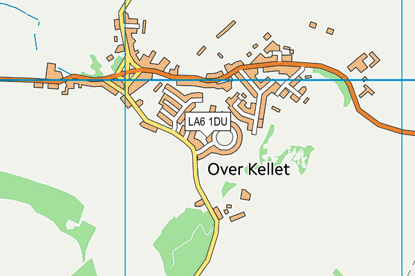 LA6 1DU map - OS VectorMap District (Ordnance Survey)