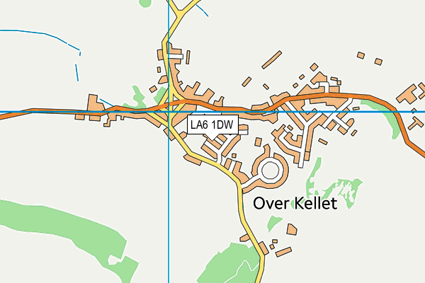 LA6 1DW map - OS VectorMap District (Ordnance Survey)