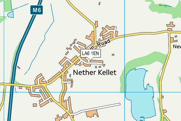 LA6 1EN map - OS VectorMap District (Ordnance Survey)