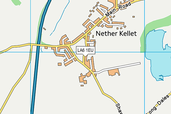 LA6 1EU map - OS VectorMap District (Ordnance Survey)