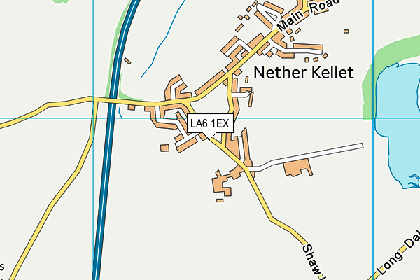 LA6 1EX map - OS VectorMap District (Ordnance Survey)