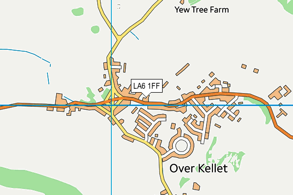 LA6 1FF map - OS VectorMap District (Ordnance Survey)