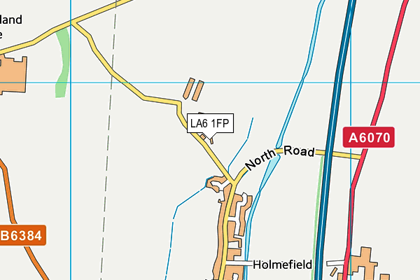 LA6 1FP map - OS VectorMap District (Ordnance Survey)
