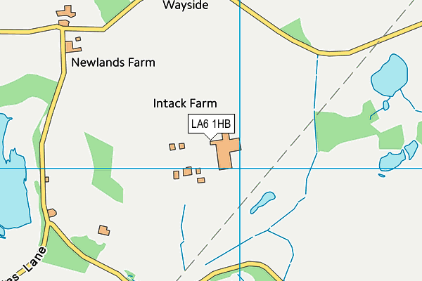 LA6 1HB map - OS VectorMap District (Ordnance Survey)