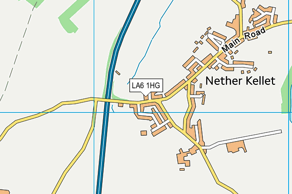 LA6 1HG map - OS VectorMap District (Ordnance Survey)