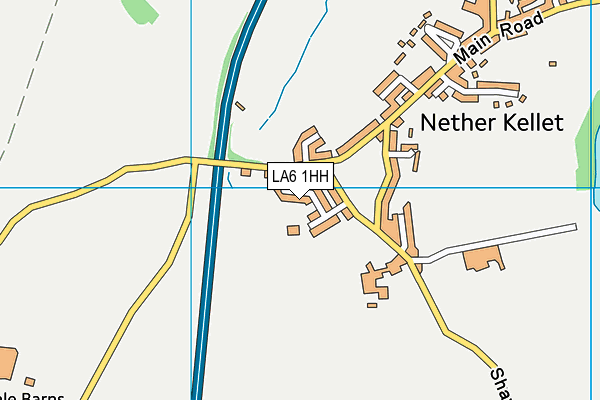 Nether Kellet Community Primary School map (LA6 1HH) - OS VectorMap District (Ordnance Survey)